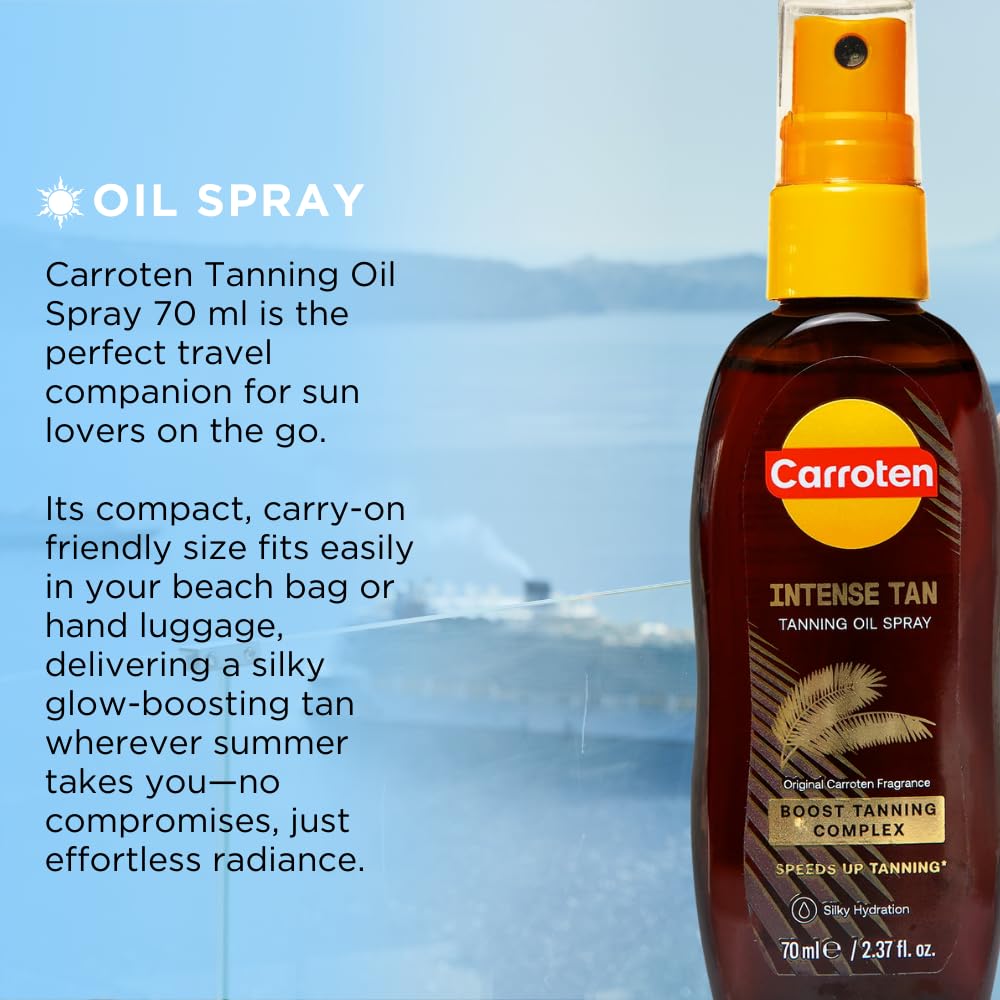 Carroten silky finish with coconut fragrance for beach-ready vibes