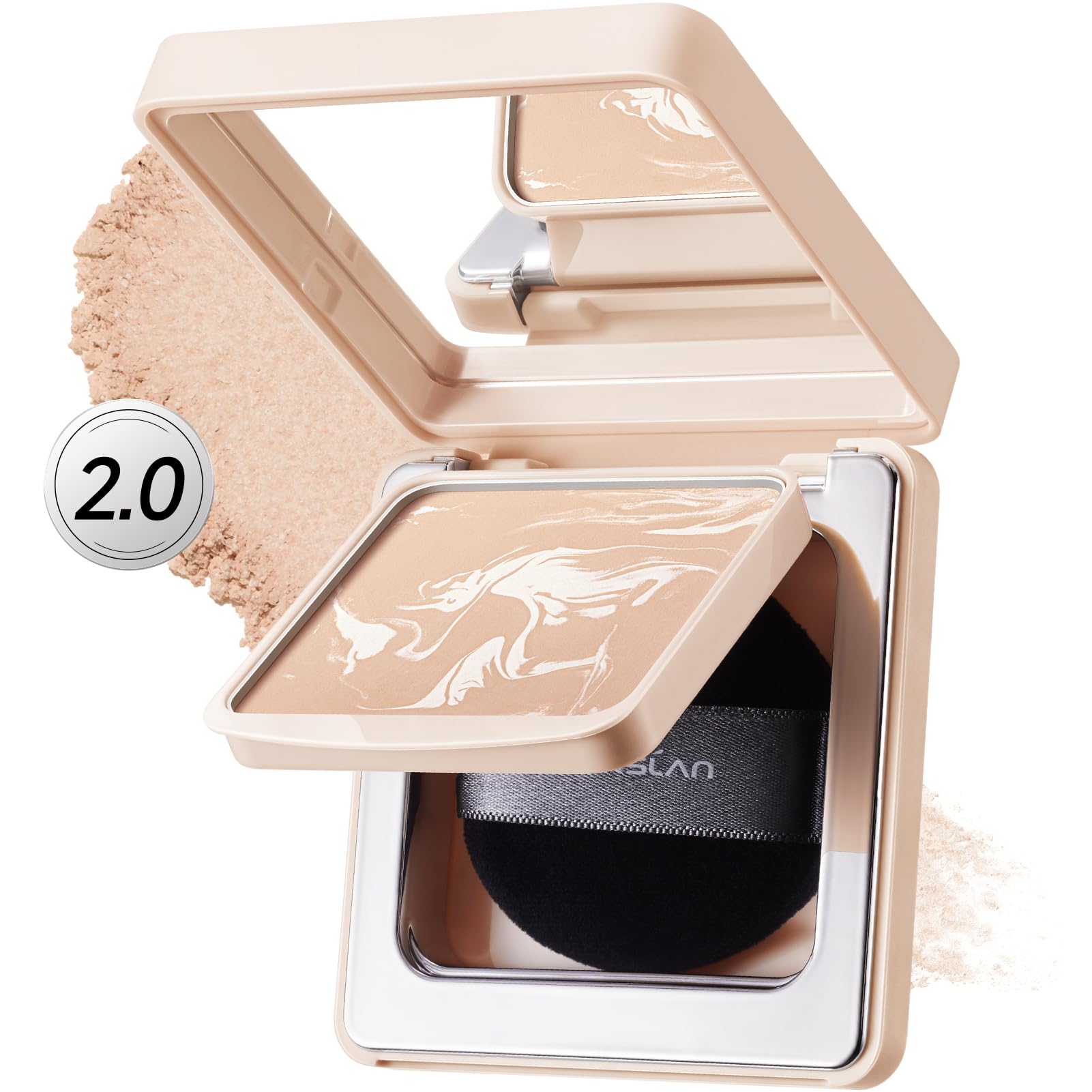 CARSLAN 2.0 bottle showing oil-lock tech for long-lasting shine control
