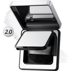 CARSLAN 2.0 Black Magnet Powder bottle close-up showing oil-control technology for all-day wear