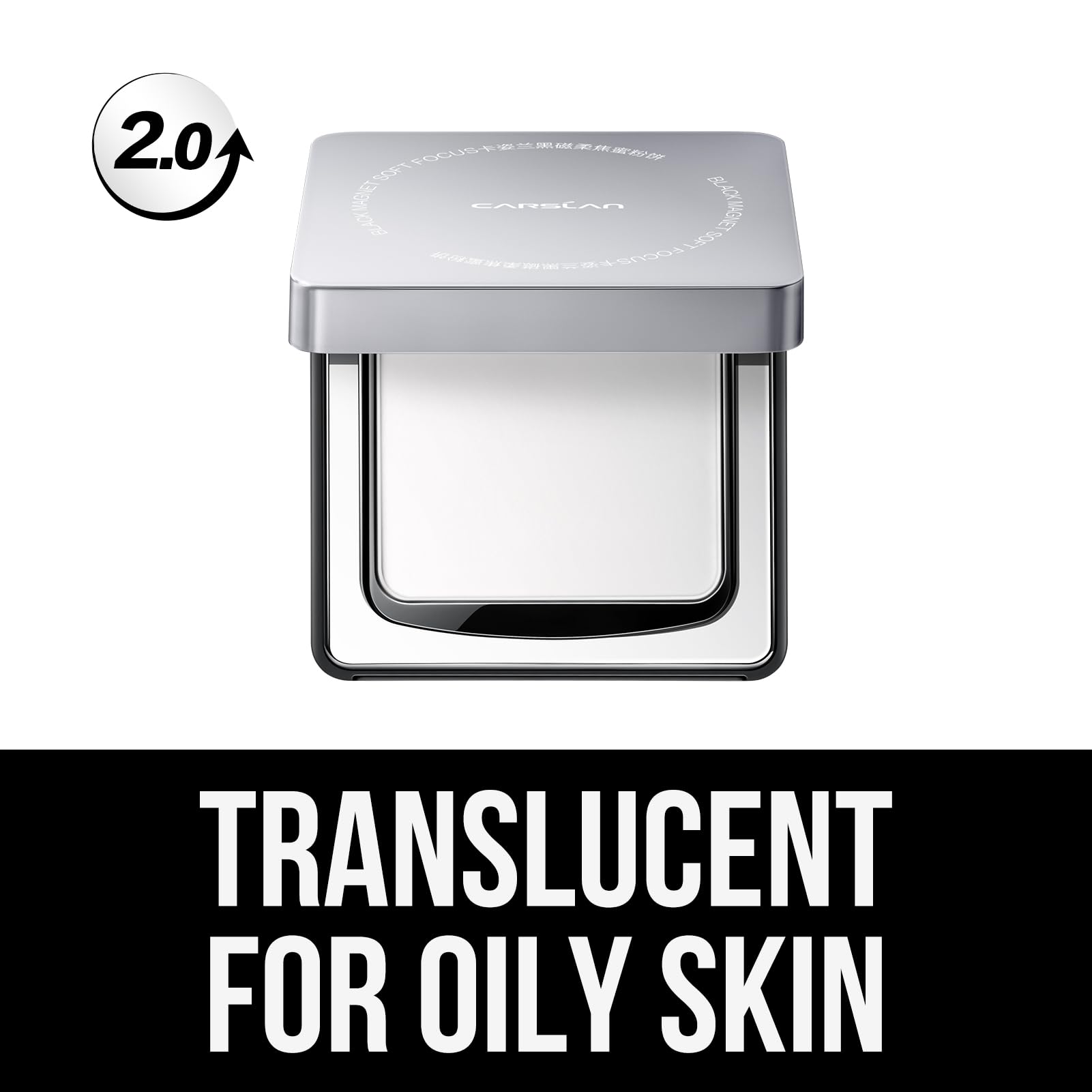 CARSLAN 2.0 blurs pores for velvet finish without drying