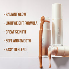 CARSLAN highlighter blended into skin for seamless, radiant dew