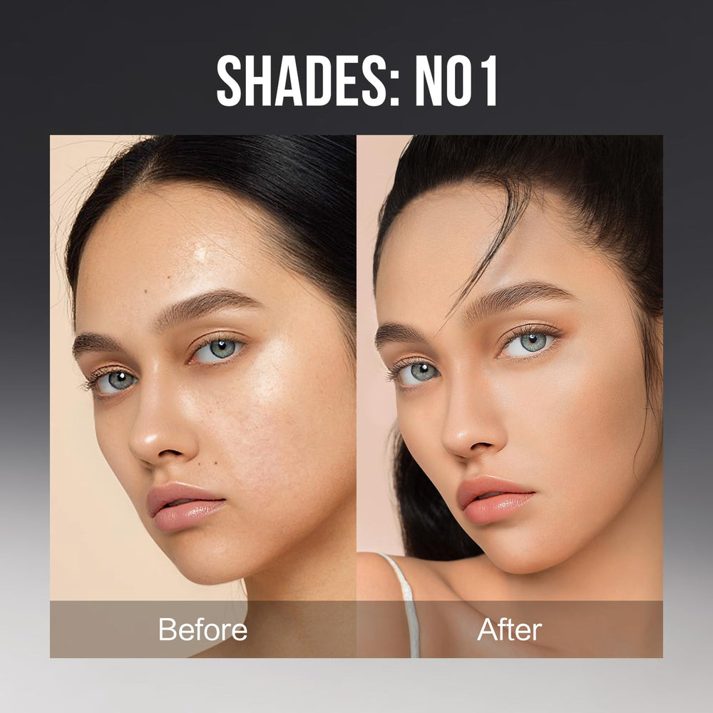 CARSLAN Black Magnet swatches on skin illustrate buildable coverage options.