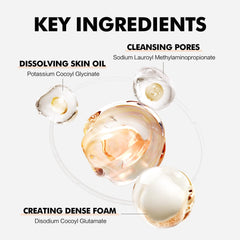 CARSLAN Face Wash 2-in-1 removes light makeup during cleansing.