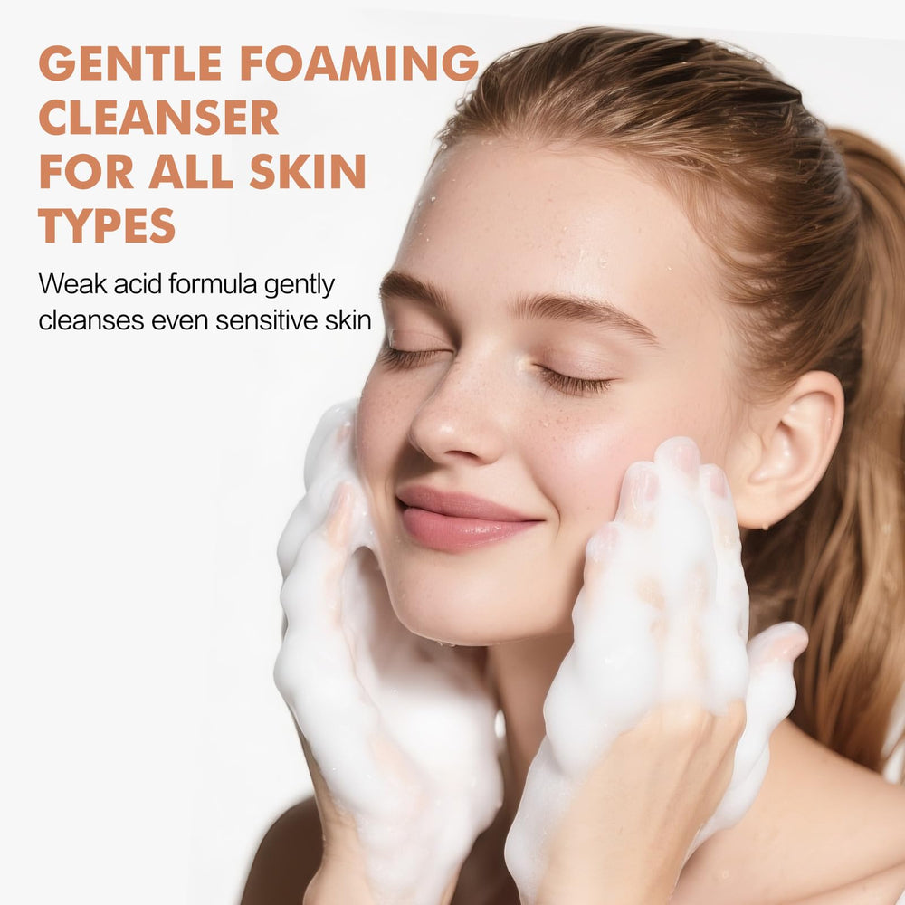 CARSLAN Face Wash creamy foam delivers rich lather.