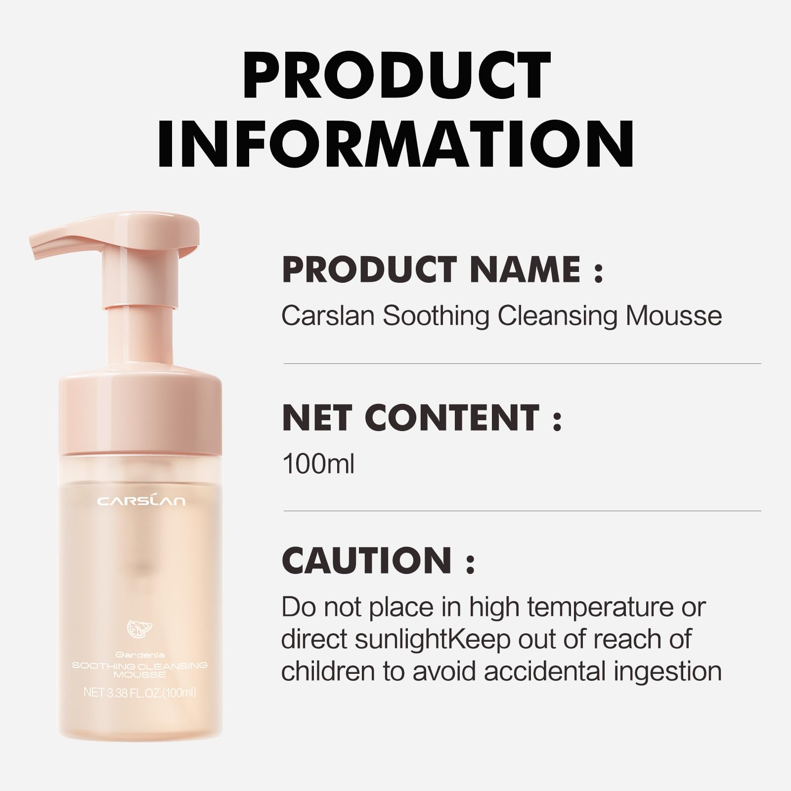 CARSLAN Face Wash for daily use in routine cleansing.