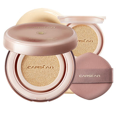 CARSLAN Moisture Air Cushion compact open shows refill-ready packaging for hydration