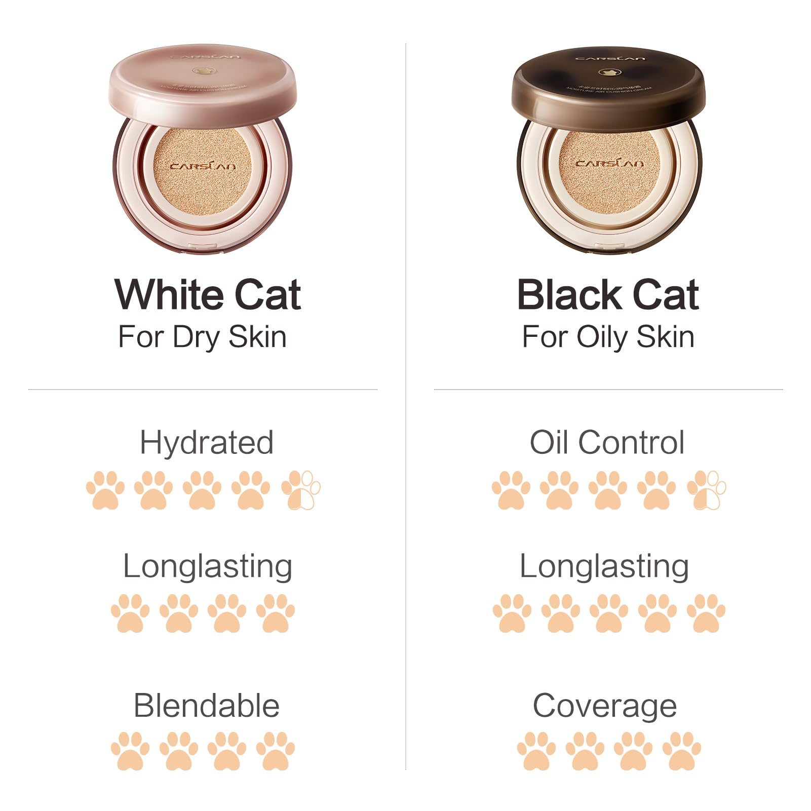 CARSLAN portable compact supports quick touch-ups
