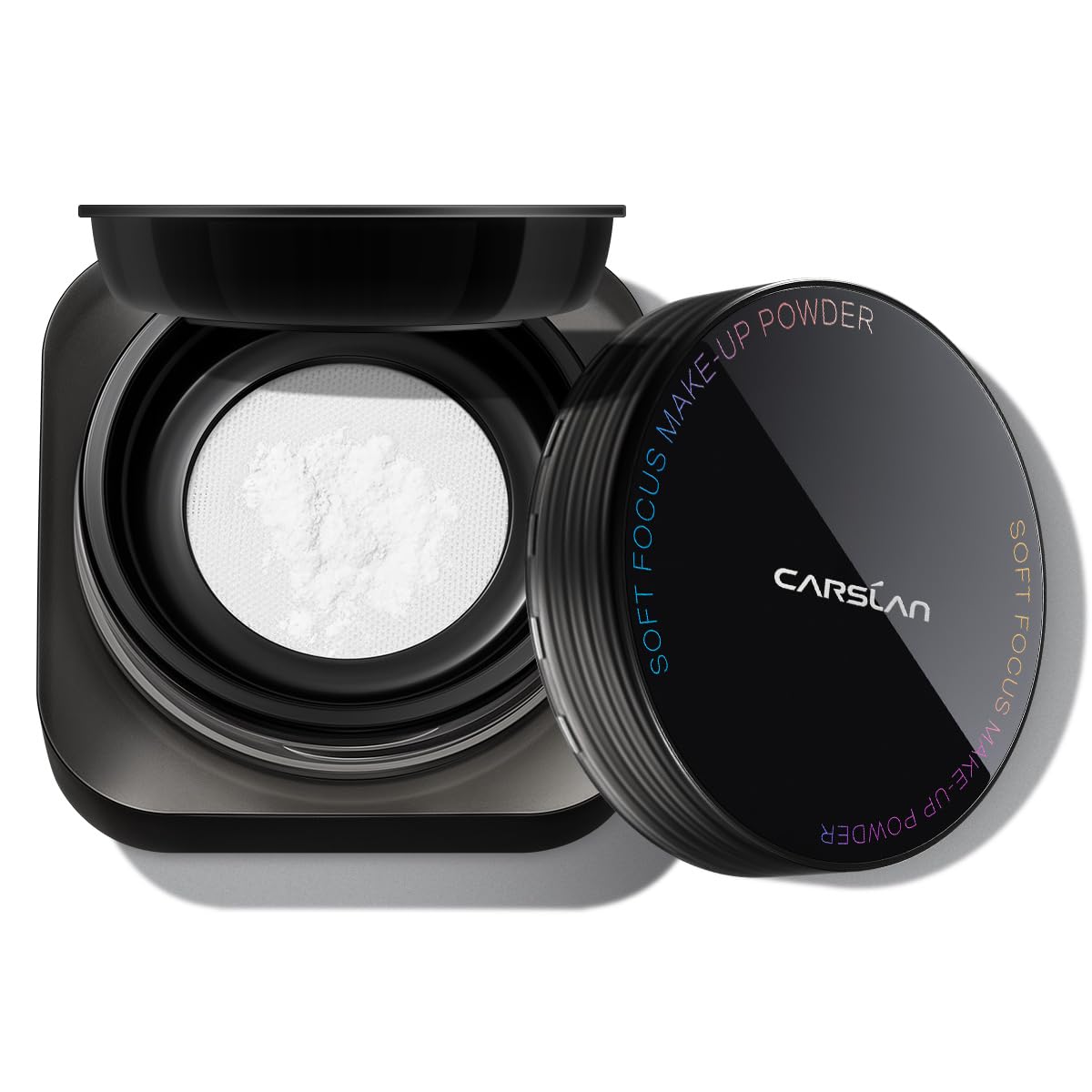 CARSLAN Soft Focus powder bottle showing smooth, matte finish potential