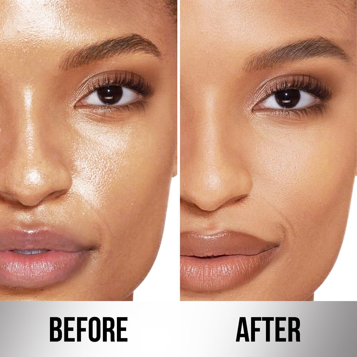 Precise, mess-free powder application with CARSLAN Soft Focus mesh sifter.