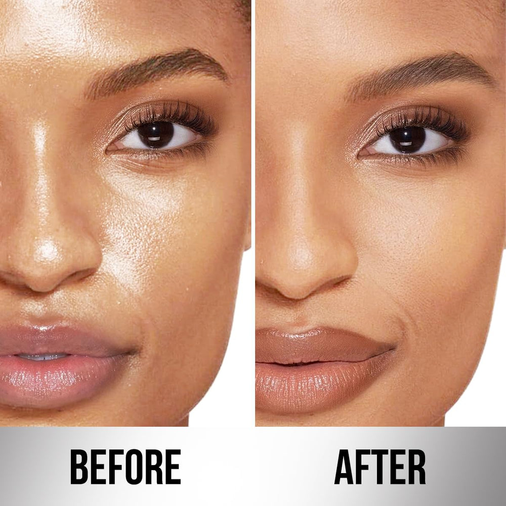 Precise, mess-free powder application with CARSLAN Soft Focus mesh sifter.