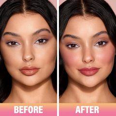CARSLAN Sun Kissed Blush & Bronzer Stick on lips provides versatile color with hydration.
