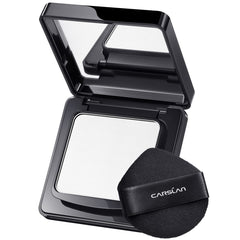 CARSLAN waterproof face powder compact with mirror for on-the-go touch-ups.
