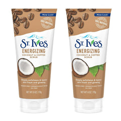 Carter's St Ives Energizing Scrub coconut aroma for a refreshing morning shower.