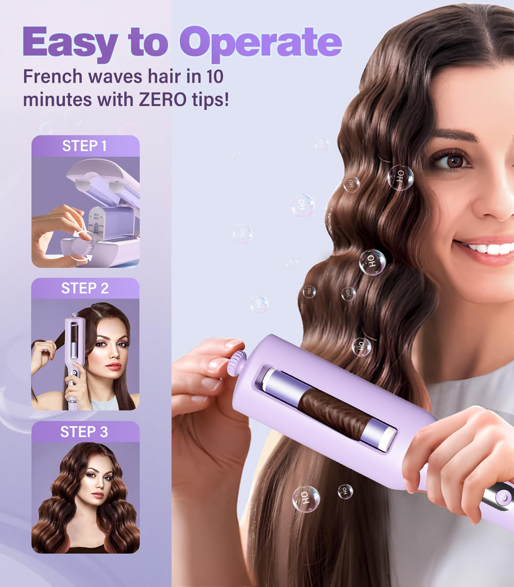Casavok anti-scald housing protects scalp during styling sessions