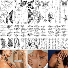 Casciybo realistic rose hummingbird tattoo for elegant arm or collarbone accents