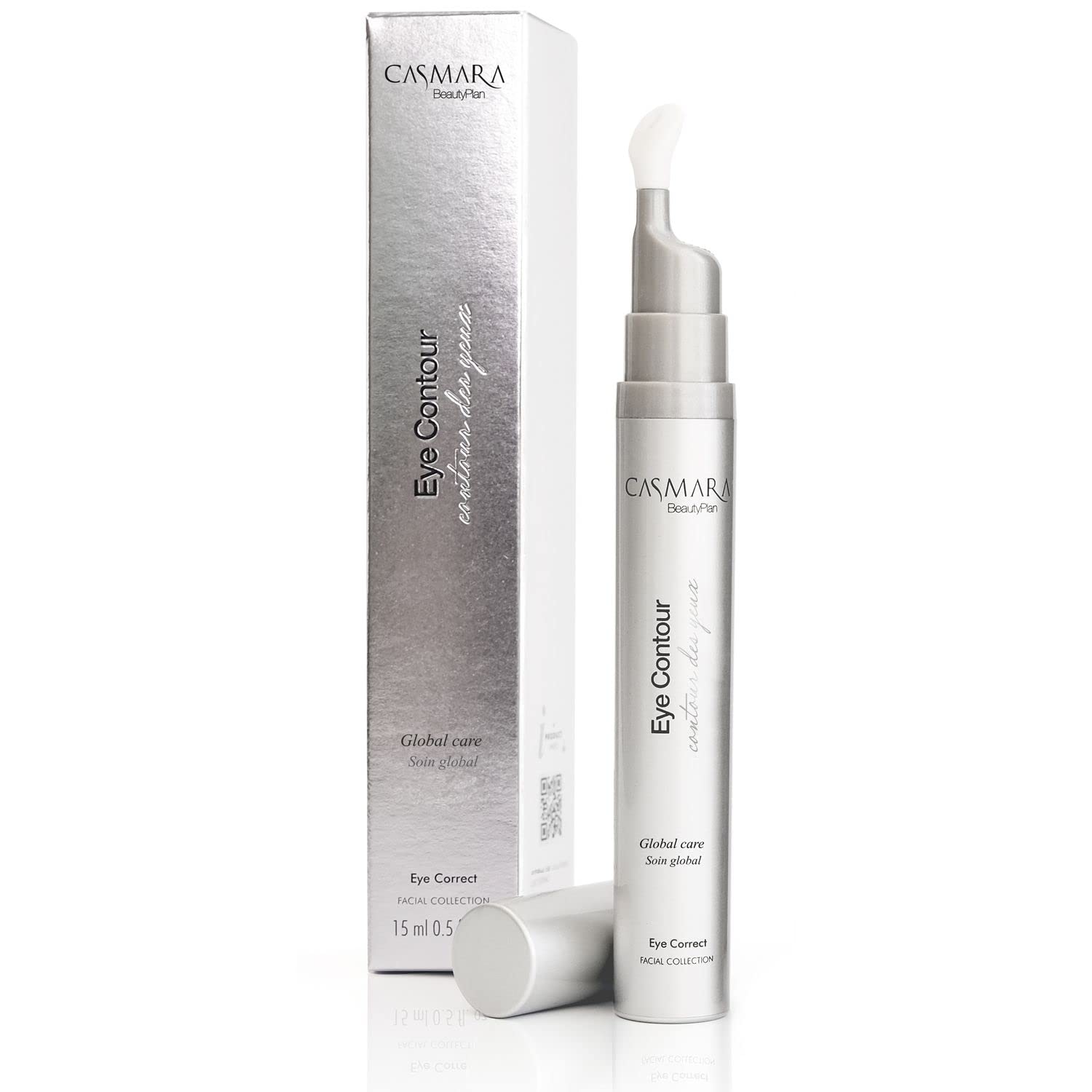 Casmara Eye Contour 15 ml bottle targets puffiness and dark circles
