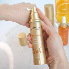 Casmara Sensations Hydro-Nutri Cream texture detail emphasizes luxurious nourishment for mature skin.