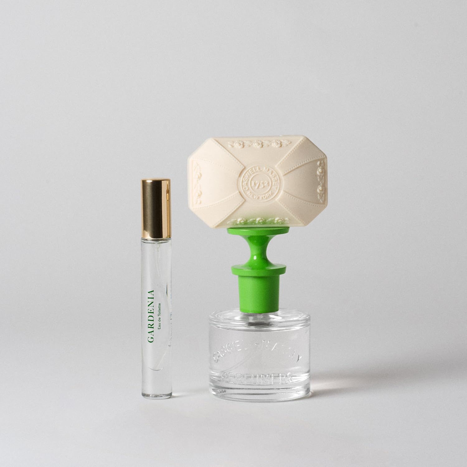 Caswell-Massey Gardenia EDT soft woods finish suggests lasting subtle sillage.