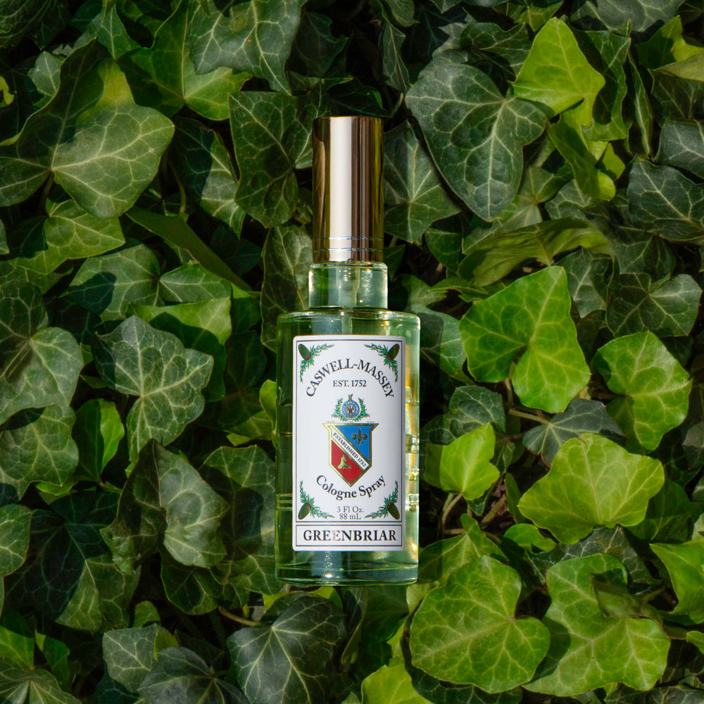Caswell-Massey Greenbriar citrus-sage note image, for bright daytime wear.