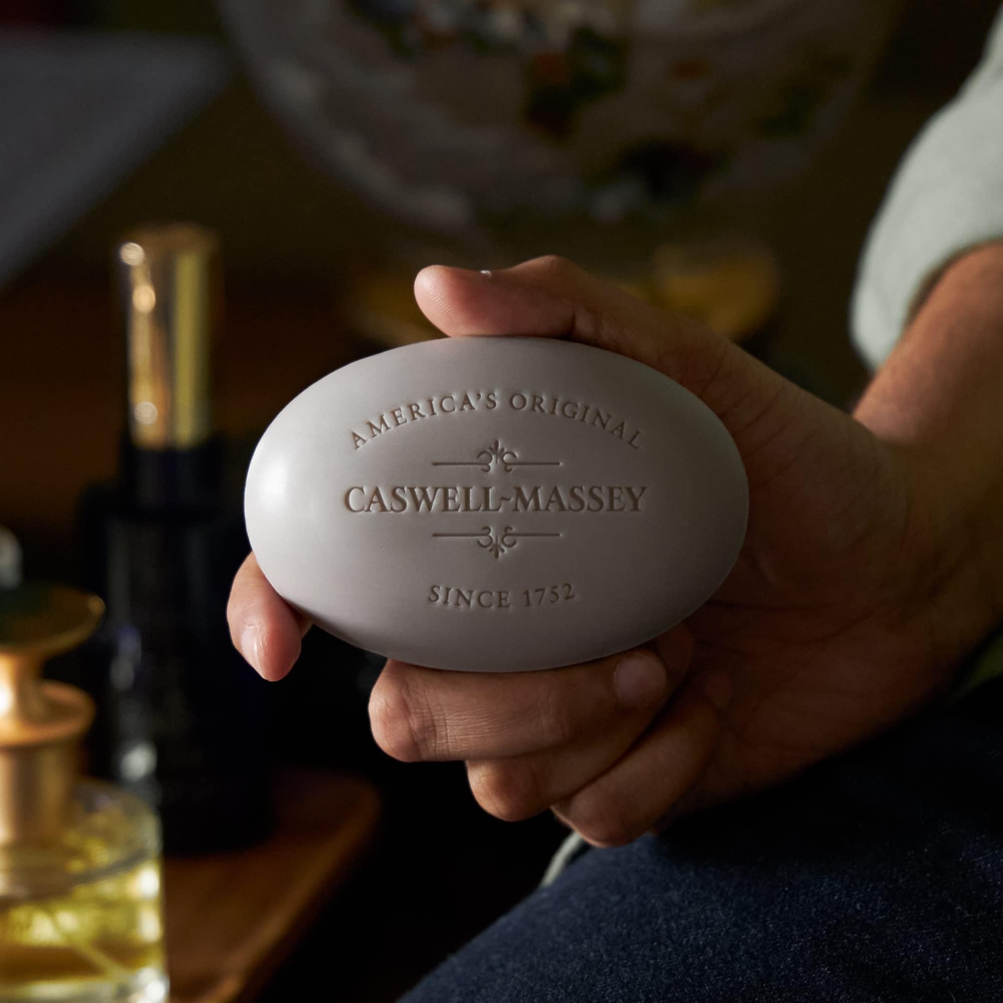 Caswell-Massey LX48 natural ingredients, plant-based formula, paraben-free and cruelty-free.