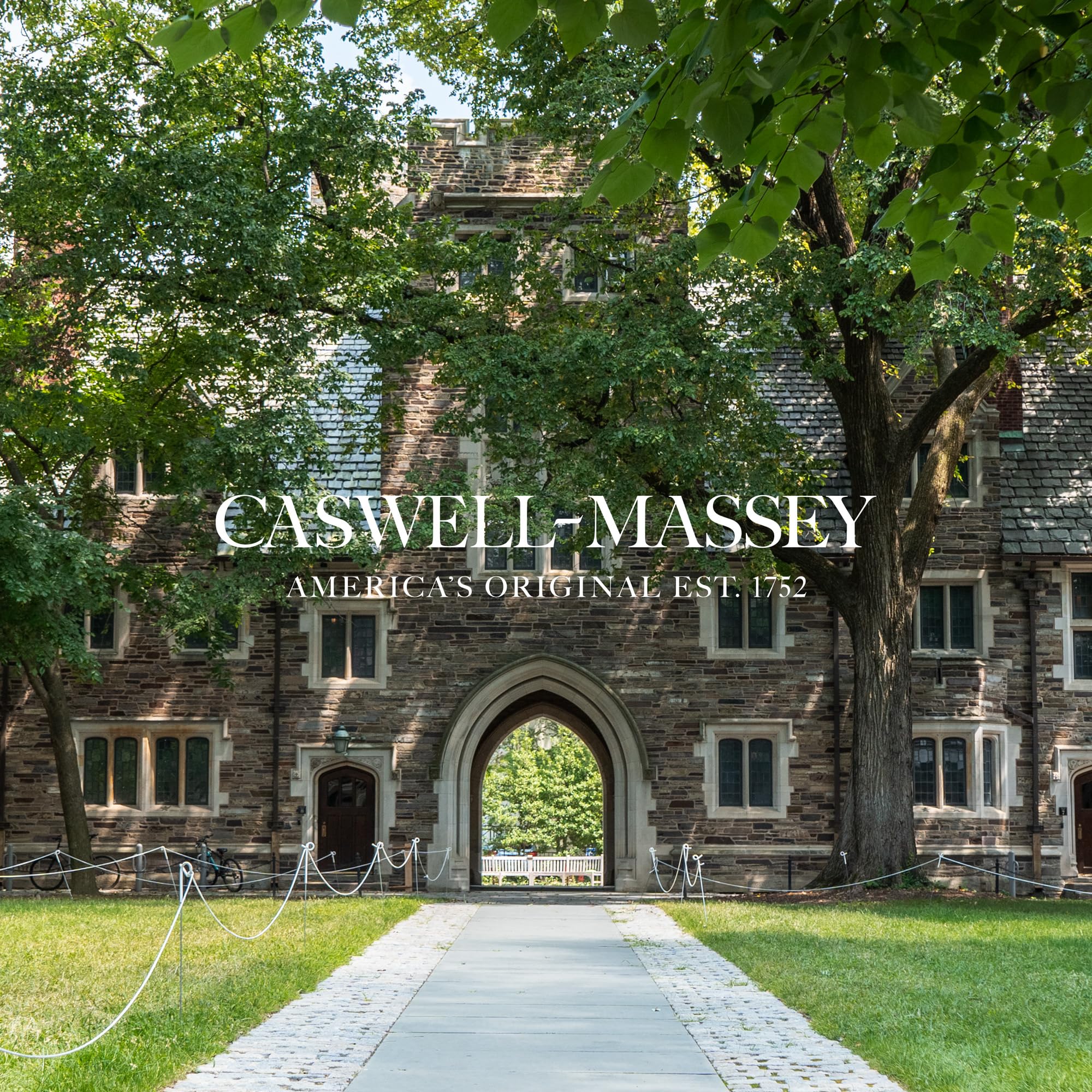 Caswell-Massey Made in USA label emphasizing artisanal quality