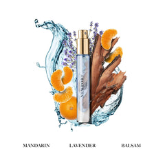 Caswell-Massey Newport travel vial highlights compact design for on-the-go scent.