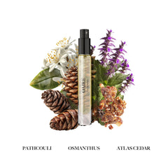 OAIRE vial close-up, portable size ideal for travel and on-the-go scent