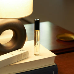 Sage, citrus, and cedarwood impression on OAIRE suggesting versatile day to night wear