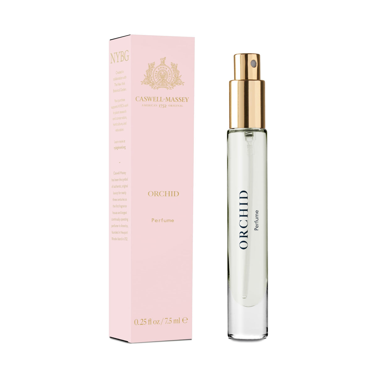 Caswell-Massey Orchid Perfume Spray bottle showing refined floral notes for daily elegance