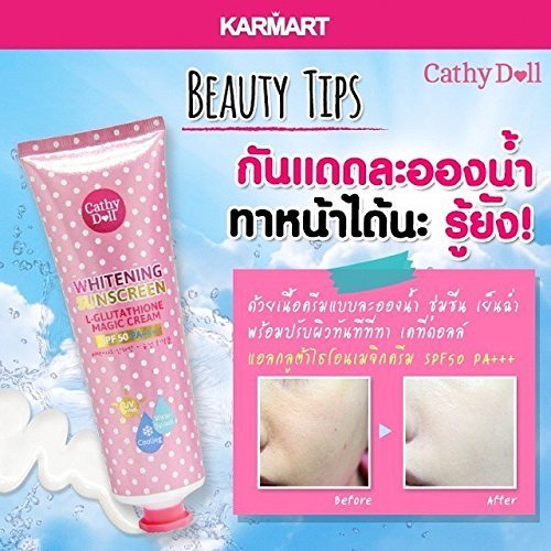 Cathy Doll L-Glutathione Magic Cream natural plant extracts listed
