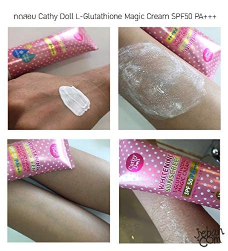Cathy Doll L-Glutathione Magic Cream packaging shows 138ml tube
