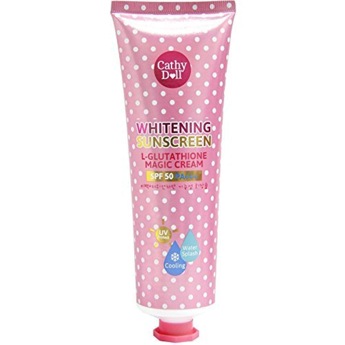 Cathy Doll L-Glutathione Magic Cream tube closeup with brightening formula