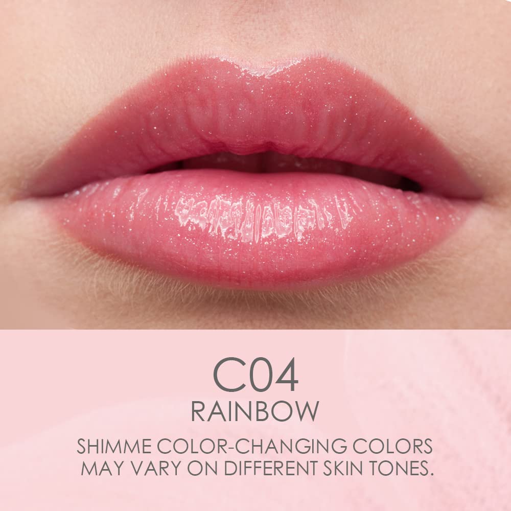 Catkin lip balm in application shot showing color reveal and smooth lips.