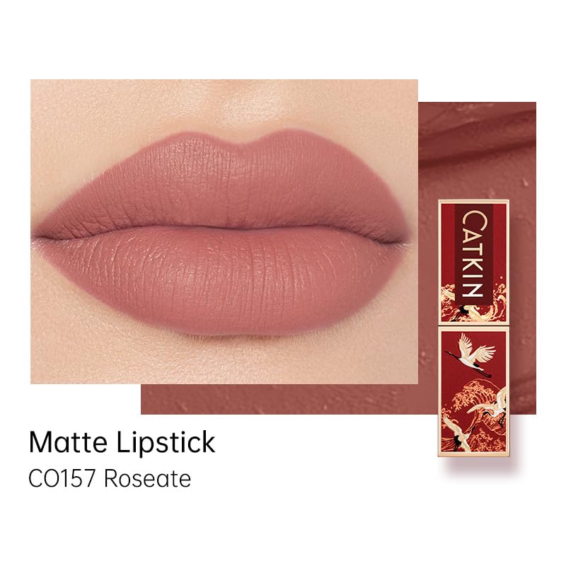 Catkin Moist Lipstick glide application demonstrates easy, comfortable wear for daily looks