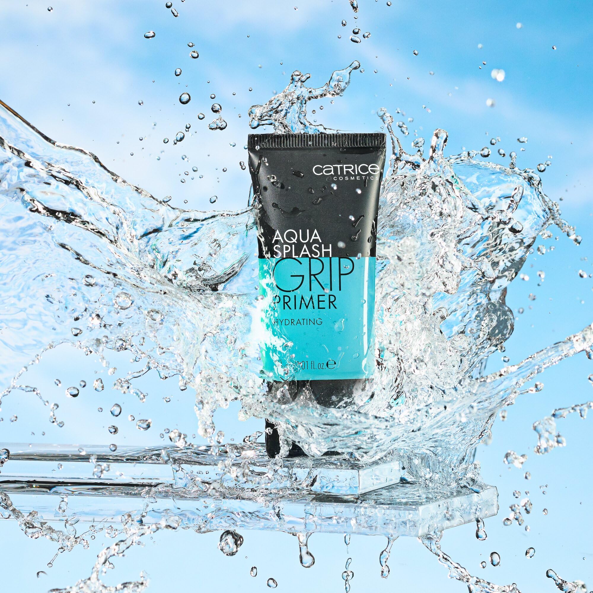 Catrice Aqua Splash Grip Primer vegan and cruelty-free labeling for ethical beauty