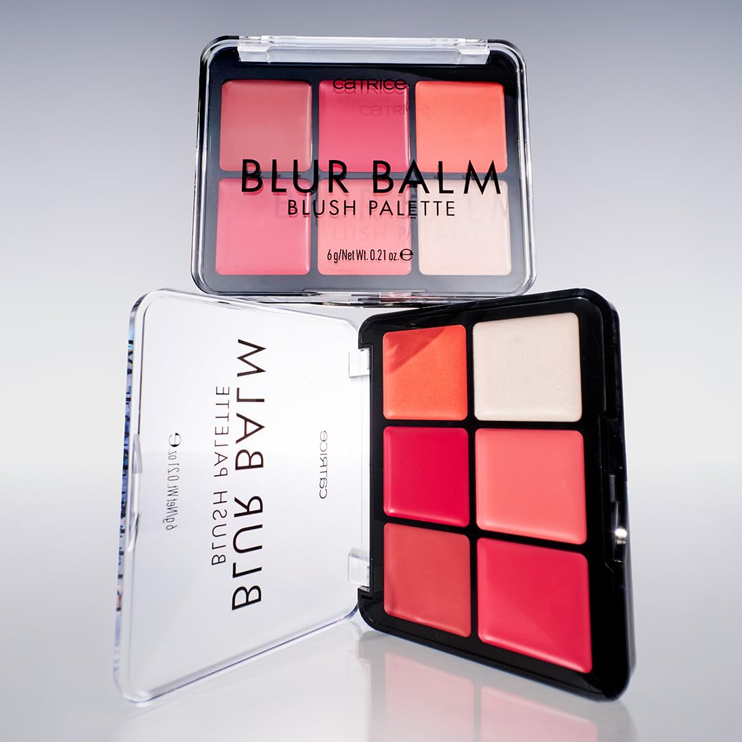 Catrice Blur Balm Palette creamy-to-powder texture shown in action for easy blending