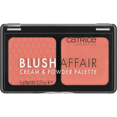 Catrice Blush Affair Cream blush swatch for radiant, blendable glow