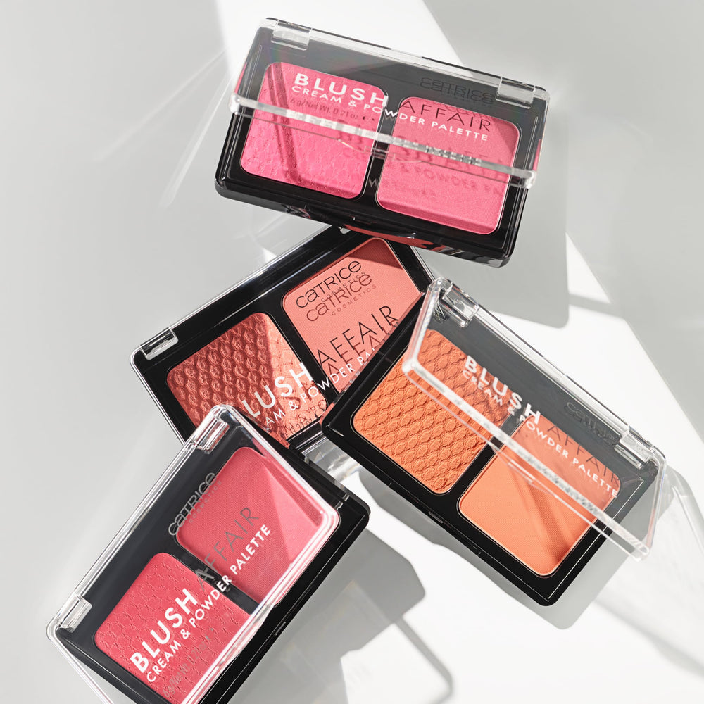 Catrice Blush Affair packaging highlights premium Italian design