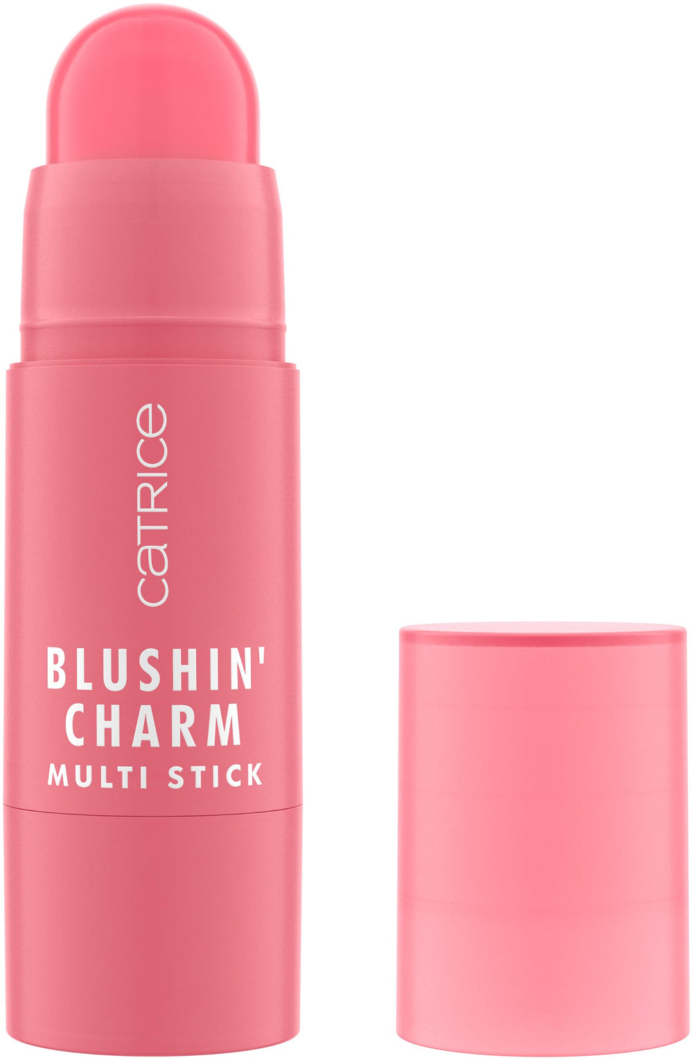 Catrice Blushin' Charm Multi Stick Pink Sweetheart swatch showing a rosy flush.