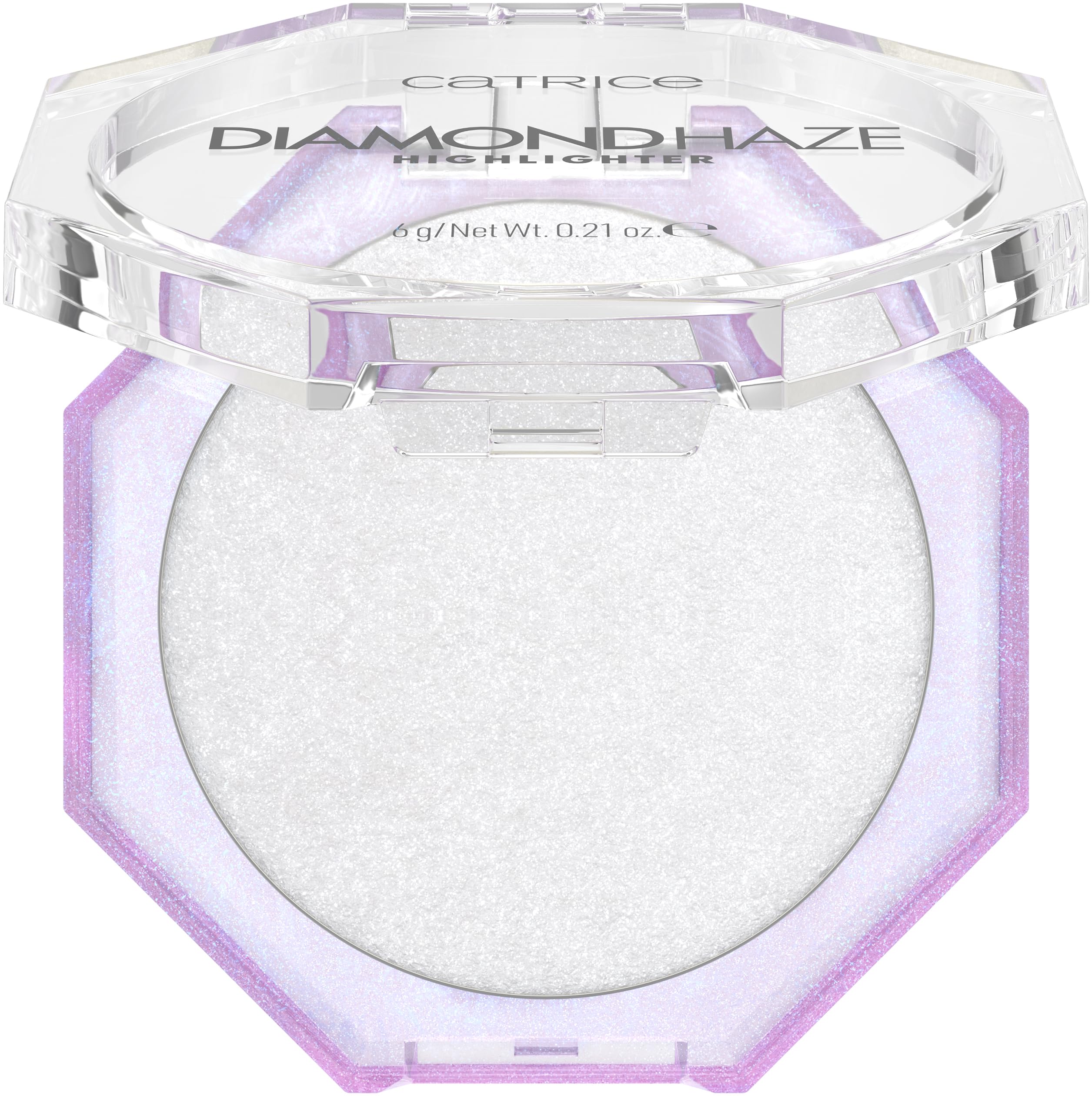 Catrice Diamond Haze Highlighter cheek swatch for buildable glow