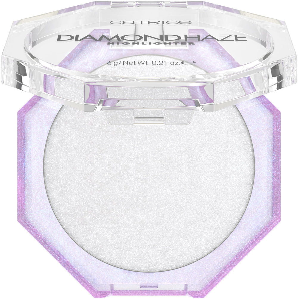 Catrice Diamond Haze Highlighter cheek swatch for buildable glow
