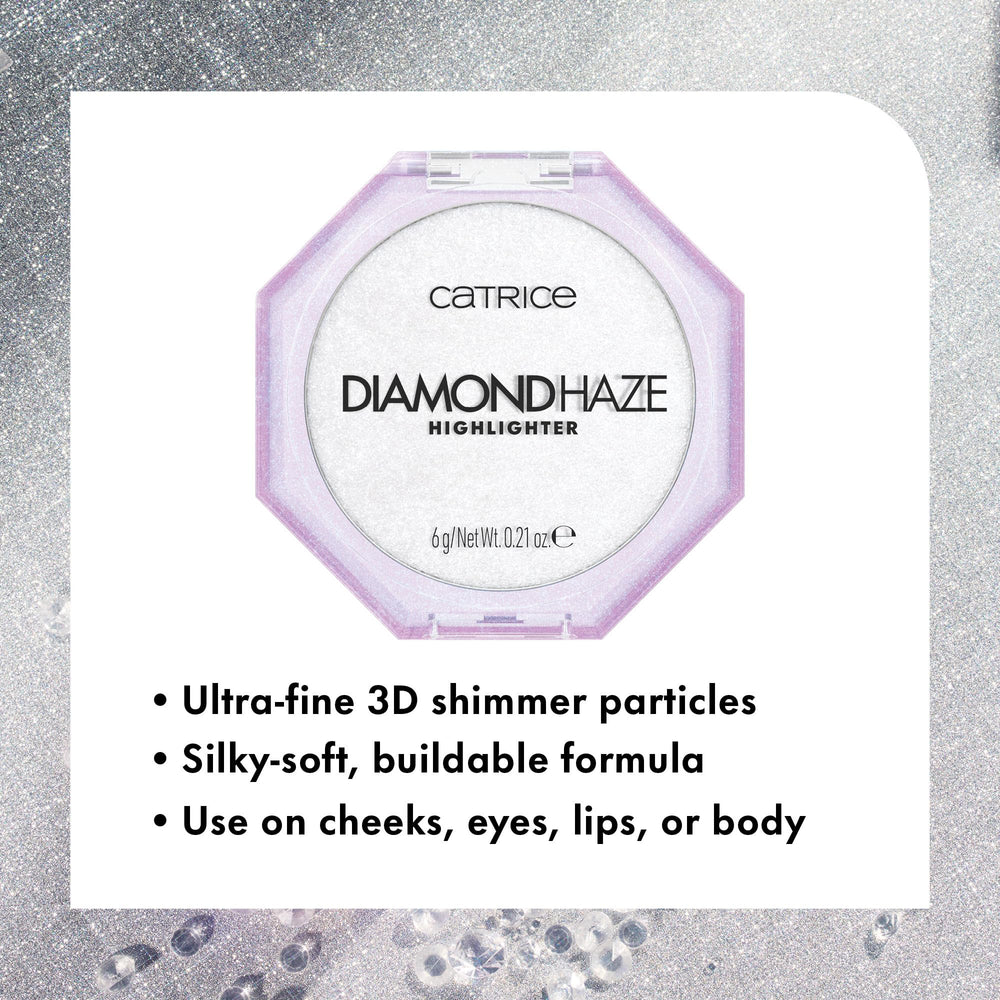 Catrice Diamond Haze Highlighter eyelids adds subtle to bold shine