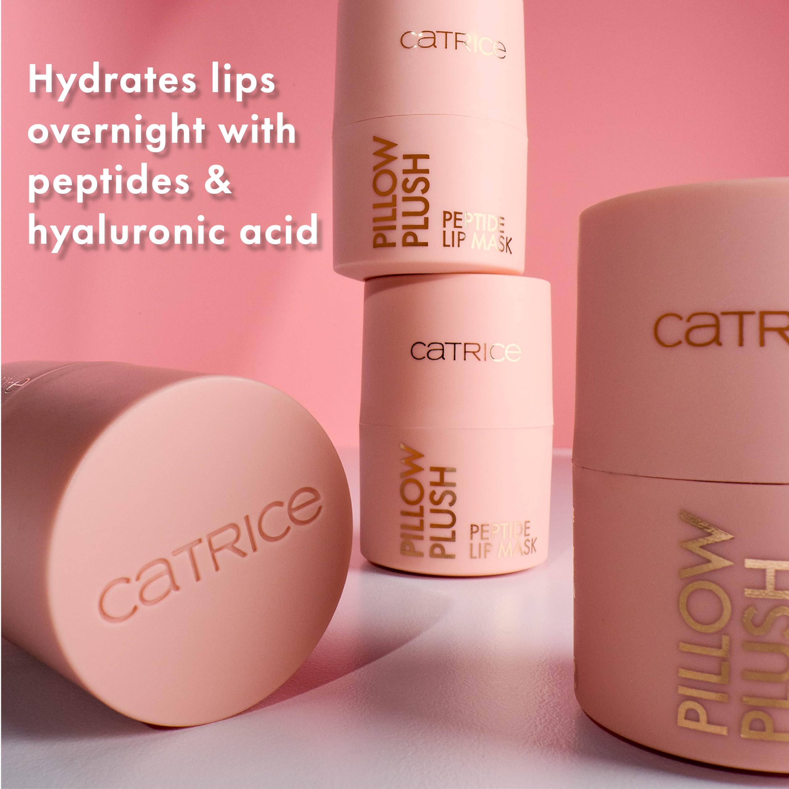 Catrice lip mask with hyaluronic acid smooths and nourishes lips daily.