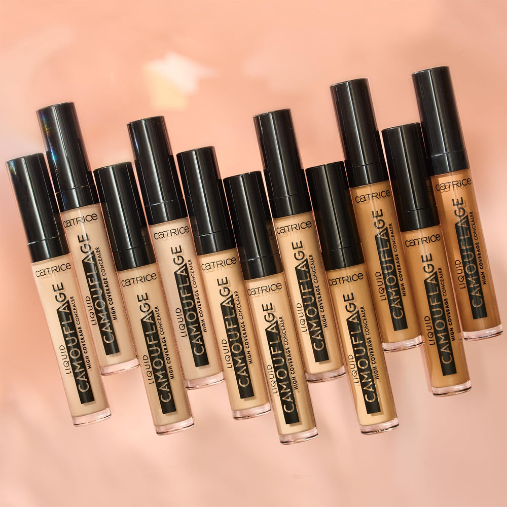 Catrice Liquid Camouflage finish appears waterproof and transfer-resistant.
