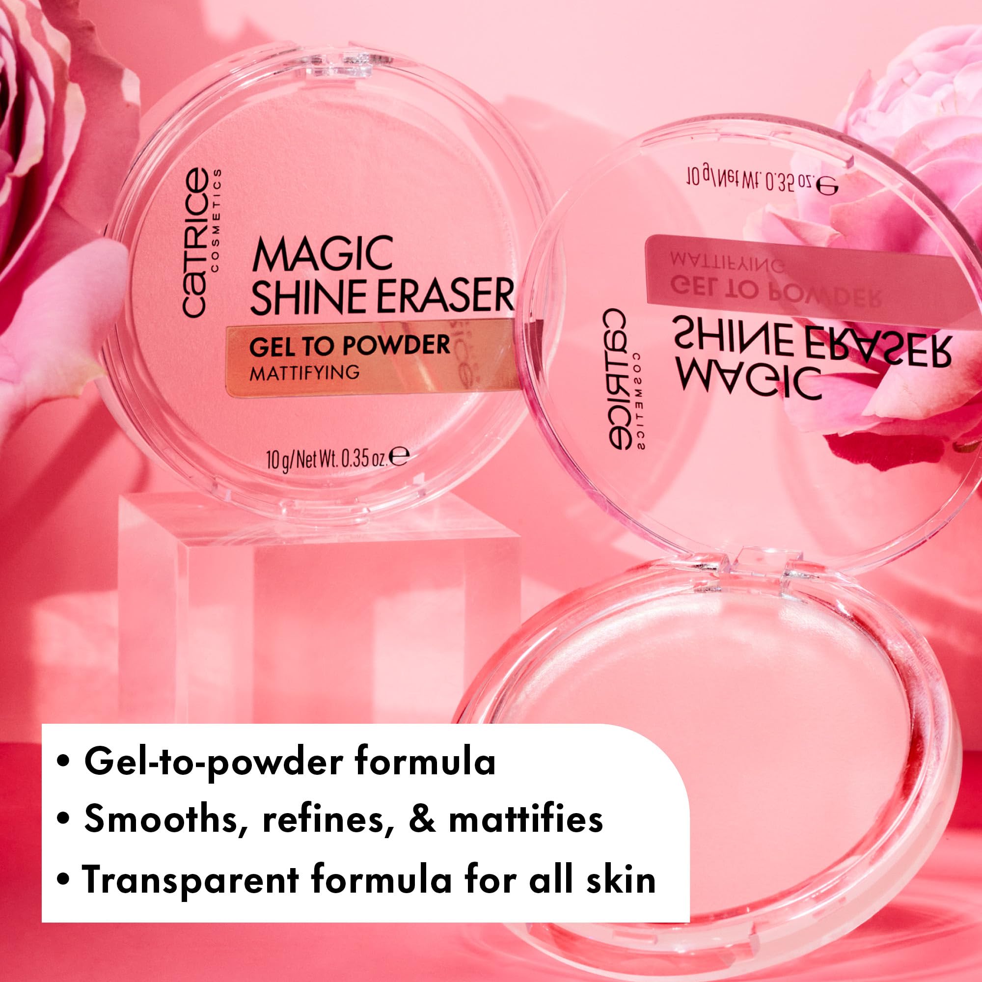 Catrice Magic Shine Eraser soft-focus blur minimizes pores for a smoother look.