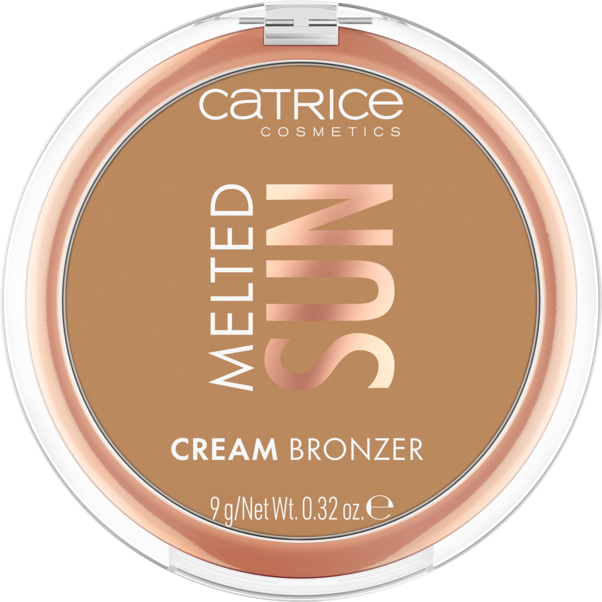 Catrice Melted Sun Cream Bronzer application swatch for seamless blend.