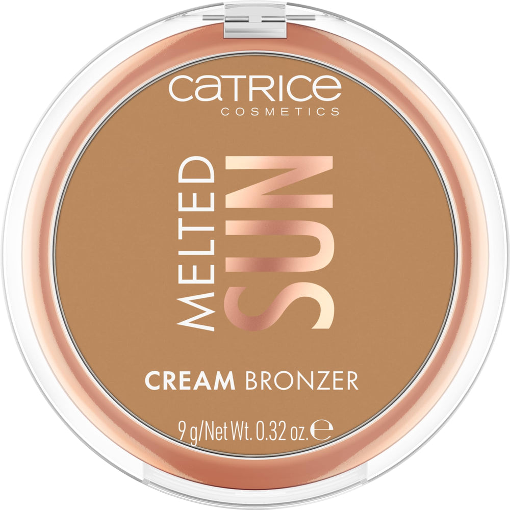 Catrice Melted Sun Cream Bronzer application swatch for seamless blend.