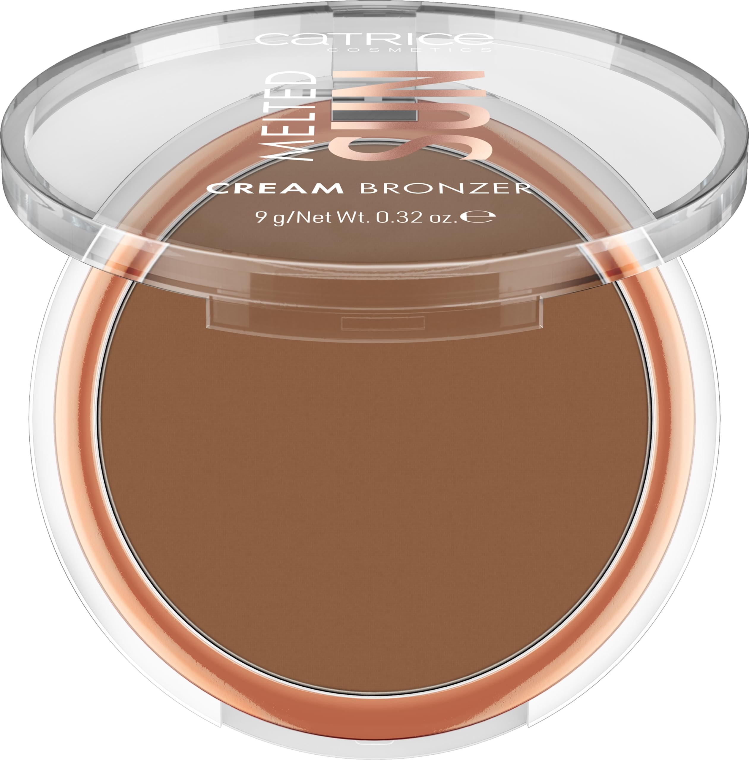Catrice Melted Sun Cream Bronzer packaging highlights vegan and cruelty-free promise.