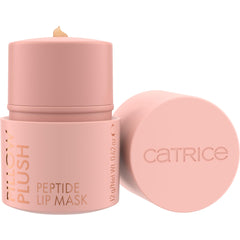Catrice Pillow Plush Peptide Lip Mask in twist-up packaging for portable hydration.