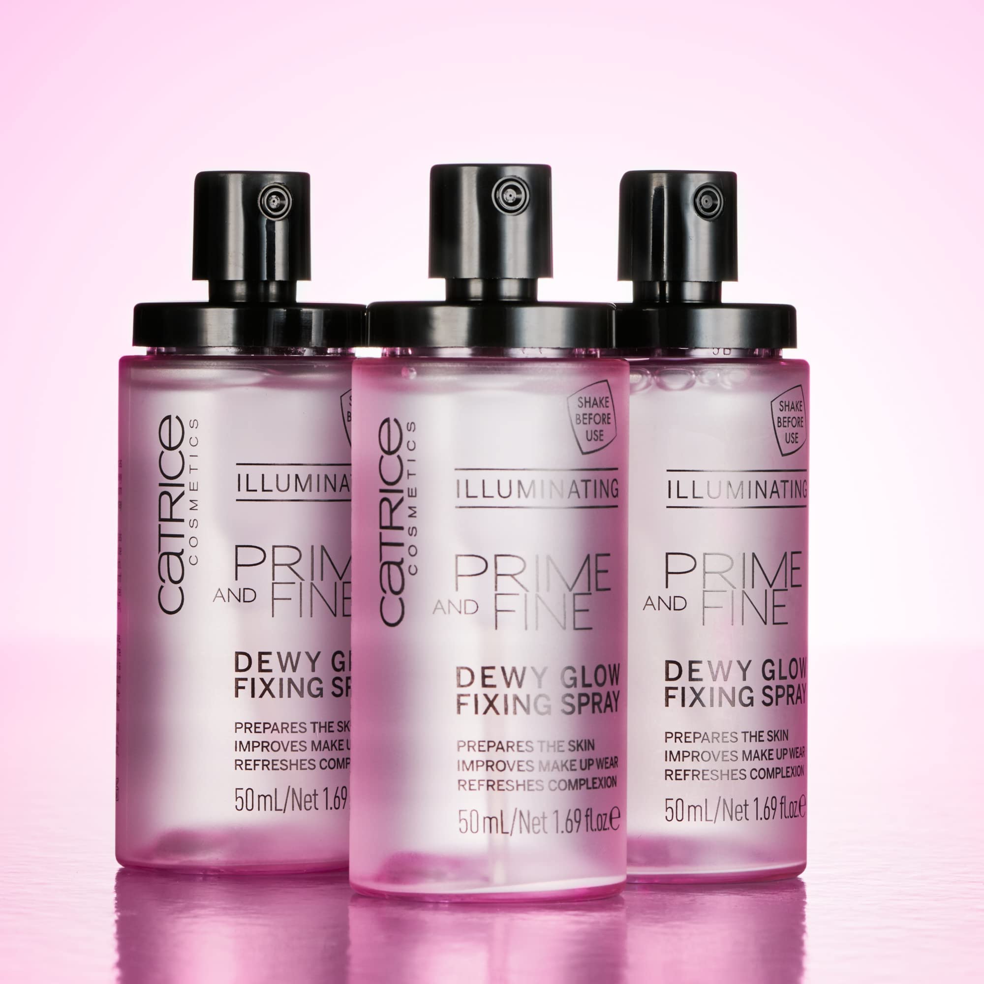 Catrice Prime & Fine vegan and cruelty-free branding on packaging.